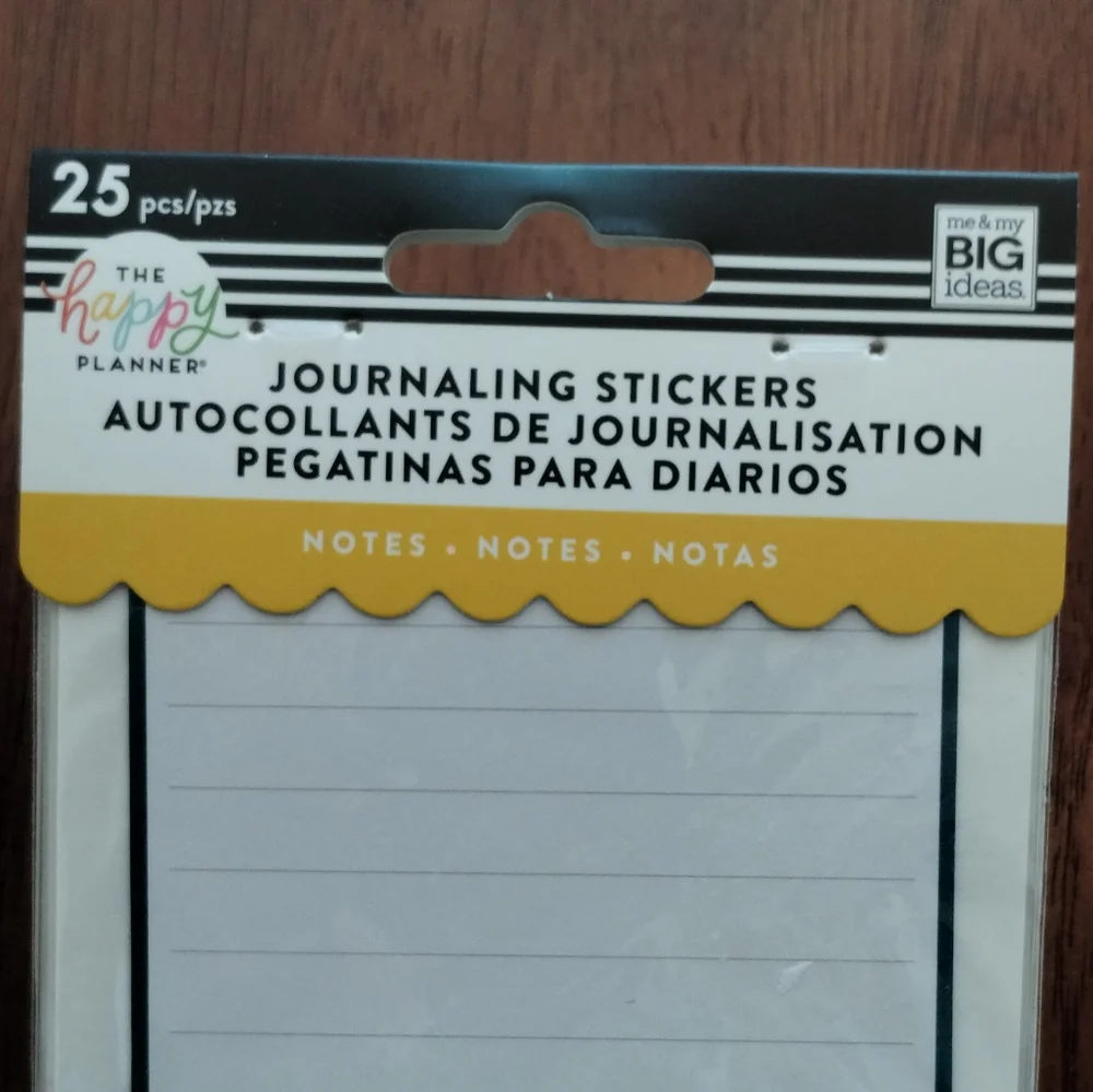The Happy Planner, Journaling Stickers Flip Book - Notes